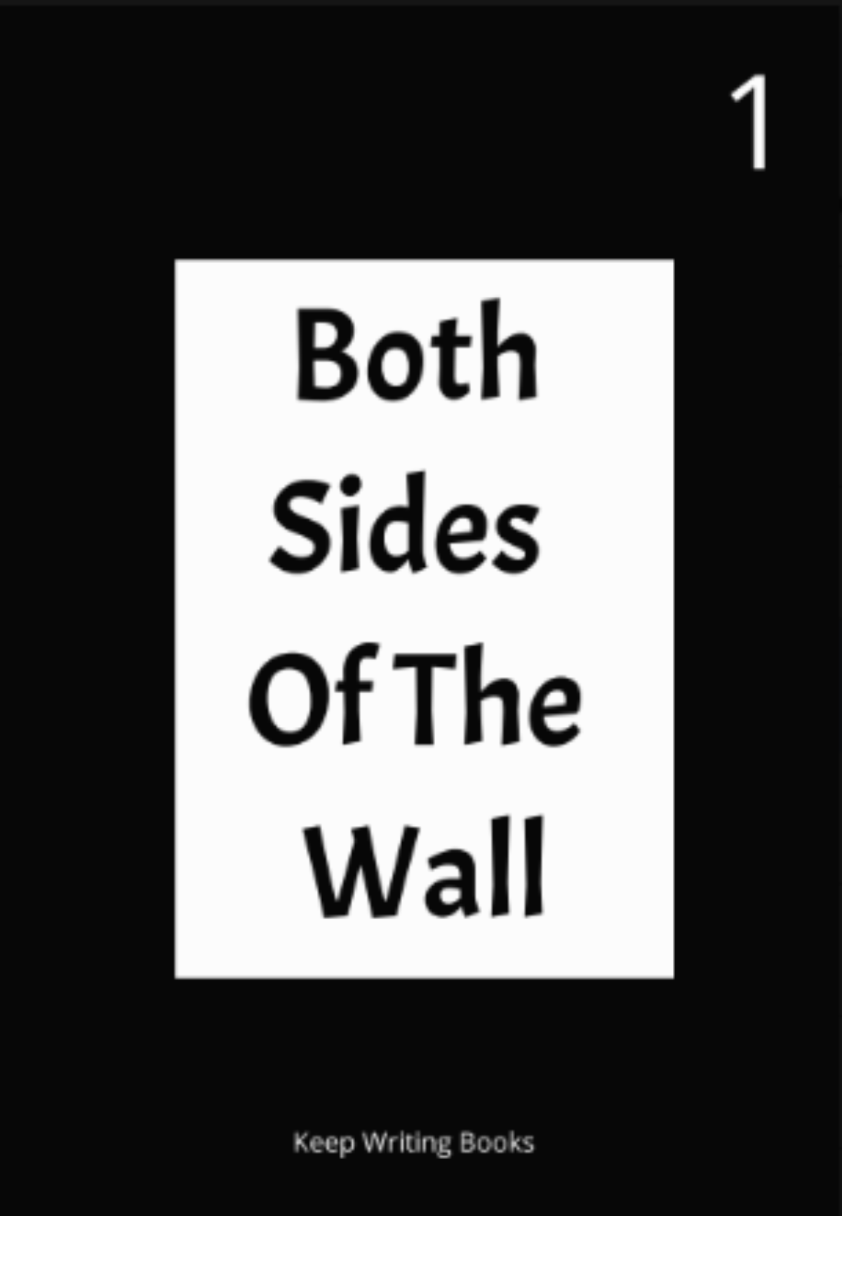 Both Sides Of The Wall Volume 1 guided journal cover
