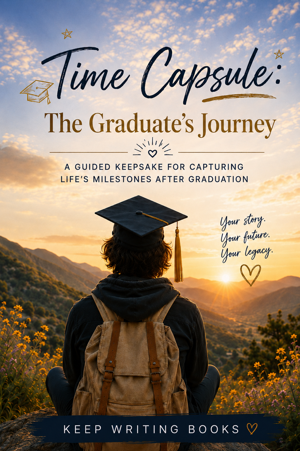 Time Capsule: The Graduate's Journey guided keepsake journal cover